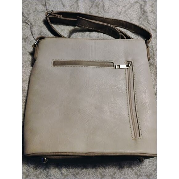 Zelris Mustang Cross Floral Embroidery Crossbody w/Concealed Carry Zip Pocket - Picture 2 of 4